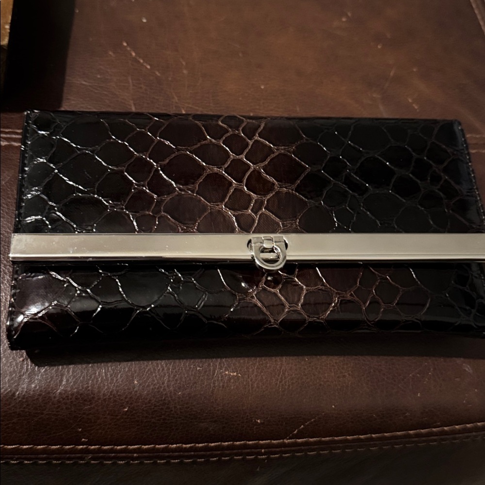 Source Unknown Black Clutch Wallet